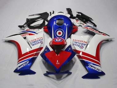 Carenados Moto Honda CBR1000RR 2012-2016 - Blanco Rojo Azul Royal Air Force Reserves