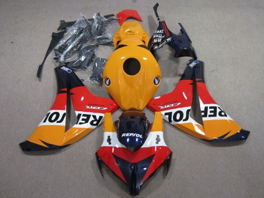 Kits Carenados Moto Honda CBR1000RR 2008-2011 - Naranja Blanco Rojo Negro Brillante Repsol