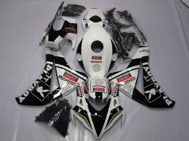 Carenados Moto Honda CBR1000RR 2008-2011 - Blanco Negro Brillante DENSO Playboy