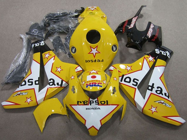 Carenados Moto Honda CBR1000RR 2008-2011 - Amarillo Blanco Negro Brillante Star Repsol HRC