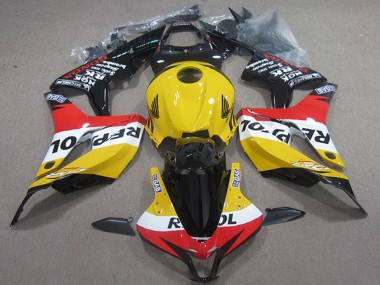 Carenados Moto Honda CBR1000RR 2004-2005 - Amarillo Blanco Rojo Negro Brillante Repsol