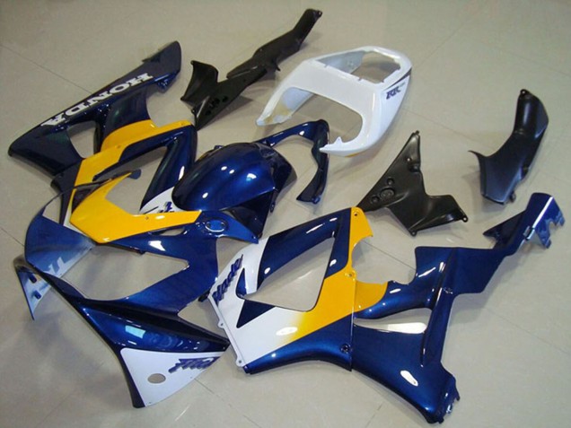 Carenados Moto Honda CBR900RR 929 2000-2001 - Blanco Azul Amarillo