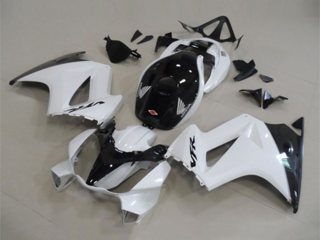 Carenados Moto Honda VFR 800 2002-2013 - Blanco Negro Brillante