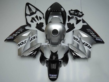 Carenados Moto Honda VFR 800 2002-2013 - Plata Blanco Negro Brillante Repsol