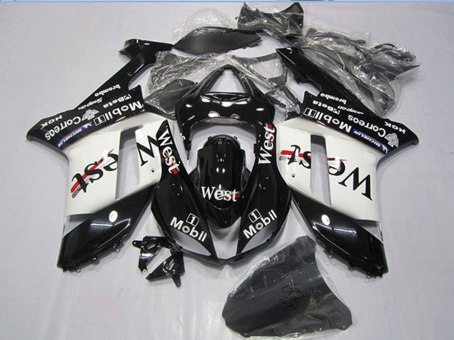 Carenados Moto Kawasaki ZX6R 2007-2008 - Negro West Mobil