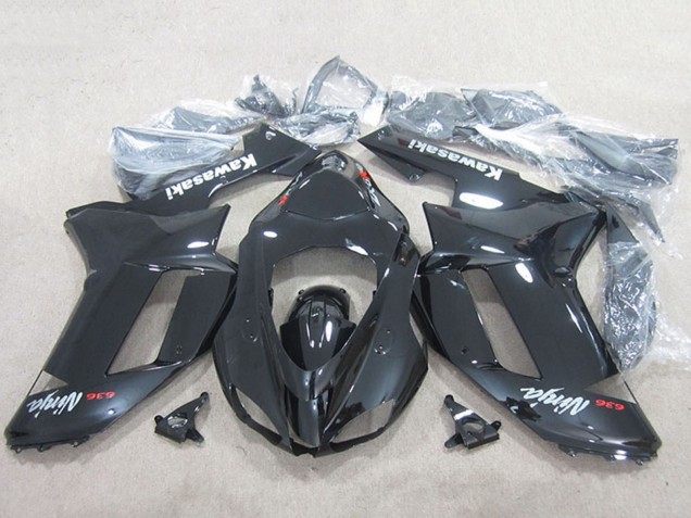 Carenados Moto Kawasaki ZX6R 2007-2008 - Negro Ninja 636