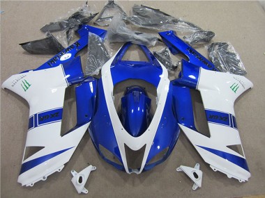 Carenados Moto Kawasaki ZX6R 2007-2008 - Azul Blanco Monstruo