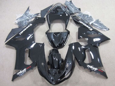 Carenado Moto Kawasaki ZX6R 2005-2006 - Negro Brillante