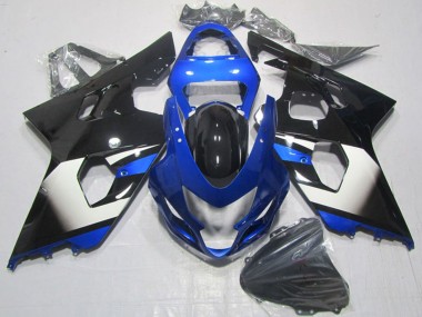 Carenados Moto Suzuki GSXR 600 2004-2005 - Azul Blanco Negro