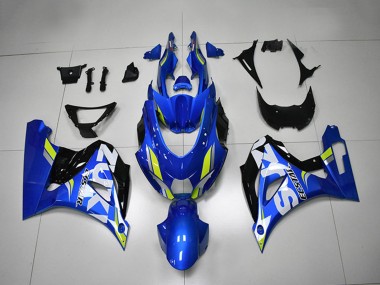 Carenado Moto Suzuki GSXR 1000 2017-2024 - Azul Blanco Verde