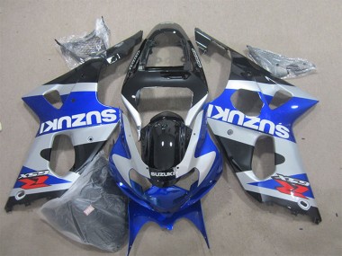 Carenados Moto Suzuki GSXR 1000 2000-2002 - Azul Plata Negro Rojo Blanco Calcomanía