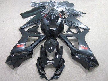 Kits Carenados Moto Suzuki GSXR 1000 2007-2008 - Negro Brillante Negro Mate
