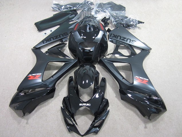 Kits Carenados Moto Suzuki GSXR 1000 2007-2008 - Negro Brillante Negro Mate