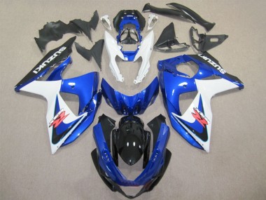 Carenados ABS Suzuki GSXR 1000 2009-2016 - Blanco Azul Negro