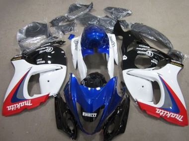 Carenados Moto Suzuki GSXR 1300 Hayabusa 2008-2020 - Blanco Azul Rojo Makita