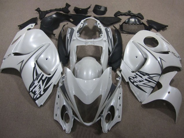 Carenados Moto Suzuki GSXR 1300 Hayabusa 2008-2020 - Blanco Negro