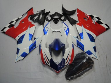 Carenados Moto Ducati 1199 2011-2014 - Blanco Azul Rojo Negro
