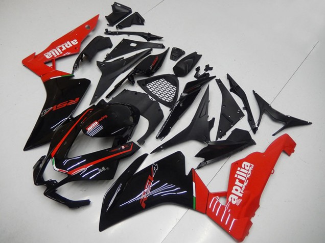 Carenados Moto Aprilia RSV4 1000 2009-2015 - Negro Brillante Rojo