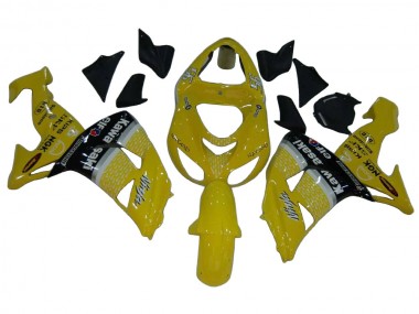 Carenados Moto Kawasaki ZX10R 2006-2007 - Amarillo Plata Negro Elf