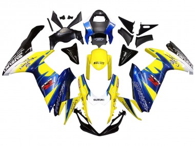 Carenados Moto Suzuki GSXR 600/750 2011-2024 - Amarillo Azul Blanco Negro Corona Extra Alstare