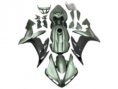 Carenados Moto Yamaha YZF R1 2004-2006 - Verde Mate Negro Mate