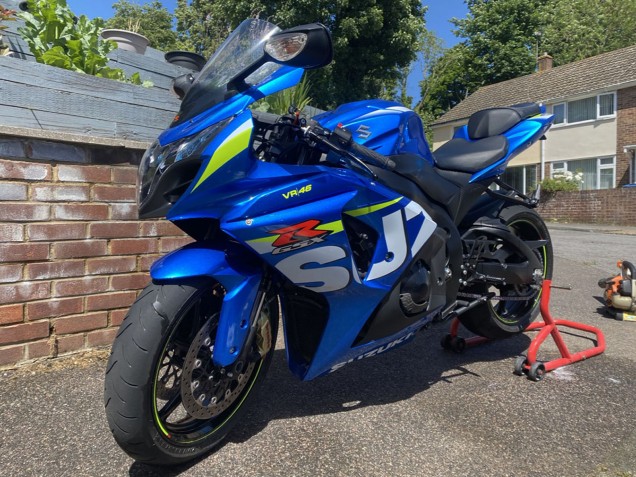 Carenados Moto Suzuki GSXR 1000 2009-2016 - Azul Verde Blanco