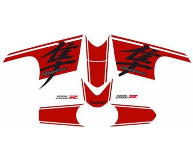 Carenado Moto Suzuki GSXR 1300 Hayabusa 2008-2020 - Negro Brillante Rojo